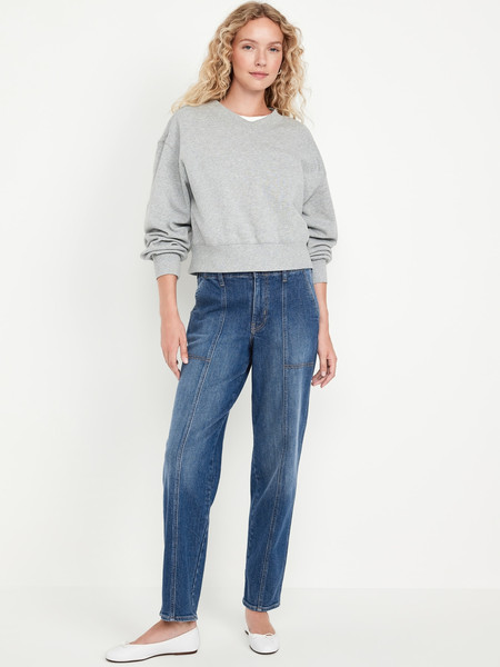 High-Waisted OG Loose Utility Jeans | Old Navy (US)