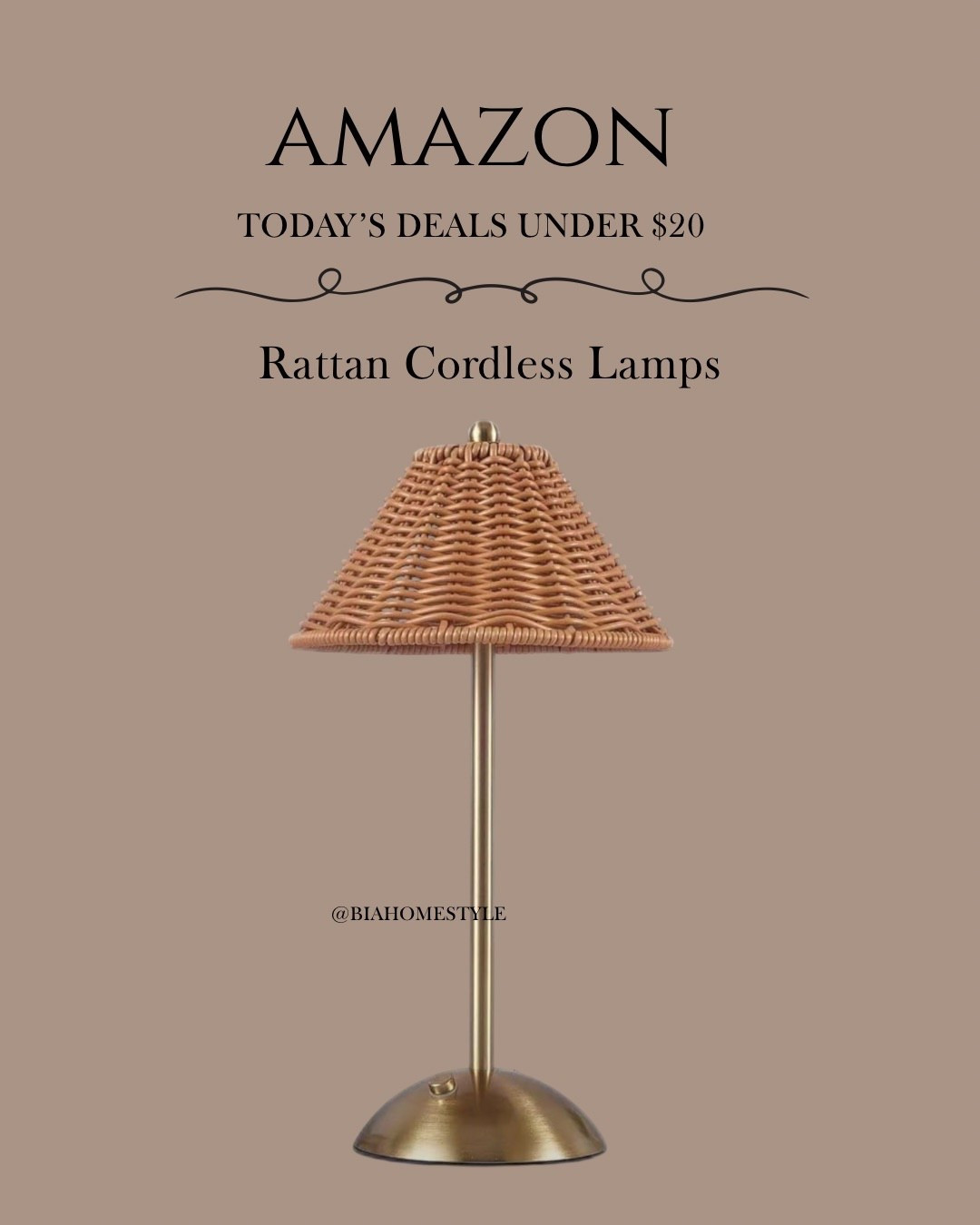 Rattan Cordless Lamps ✨ Under $20
#LTKAmazon 

#LTKSaleAlert #LTKHome
