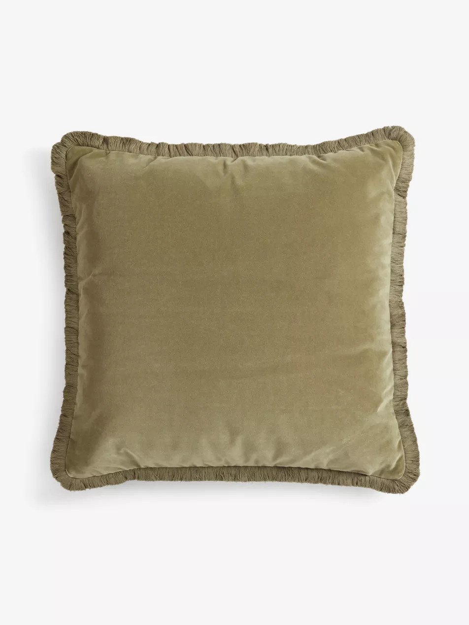 Margeaux square velvet cushion 65cm x 65cm | Selfridges