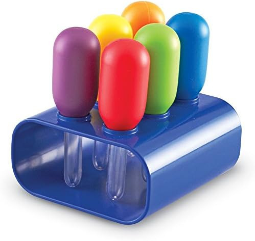 Learning Resources Jumbo Colorful Eyedroppers, Set of 6 with Stand, Science Class Tools, Sensory ... | Amazon (US)
