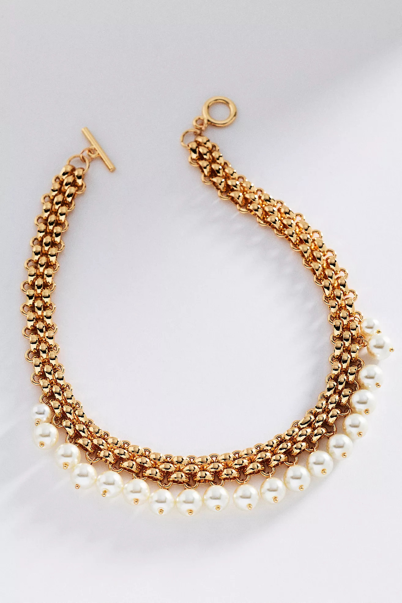 Chunky Pearl-Drop Necklace | Anthropologie (US)
