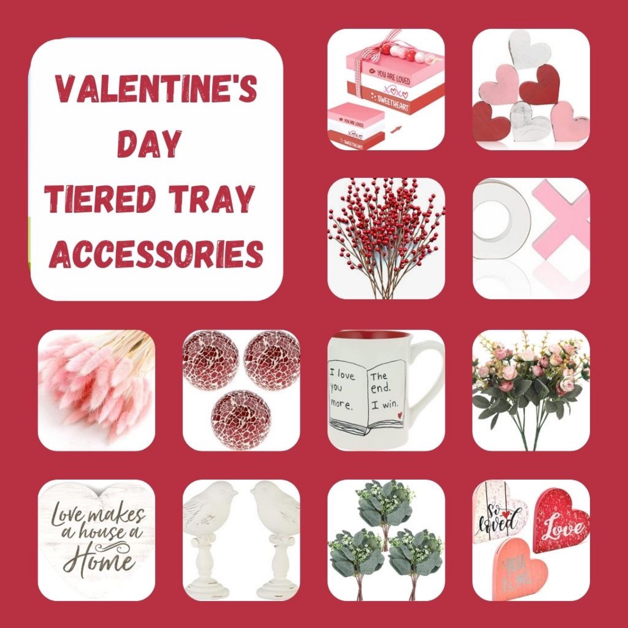 Delight yourself or a loved one with out curated selection of the best decor pieces for your Valentine’s tiered tray  

#LTKstyletip #LTKSeasonal #LTKhome