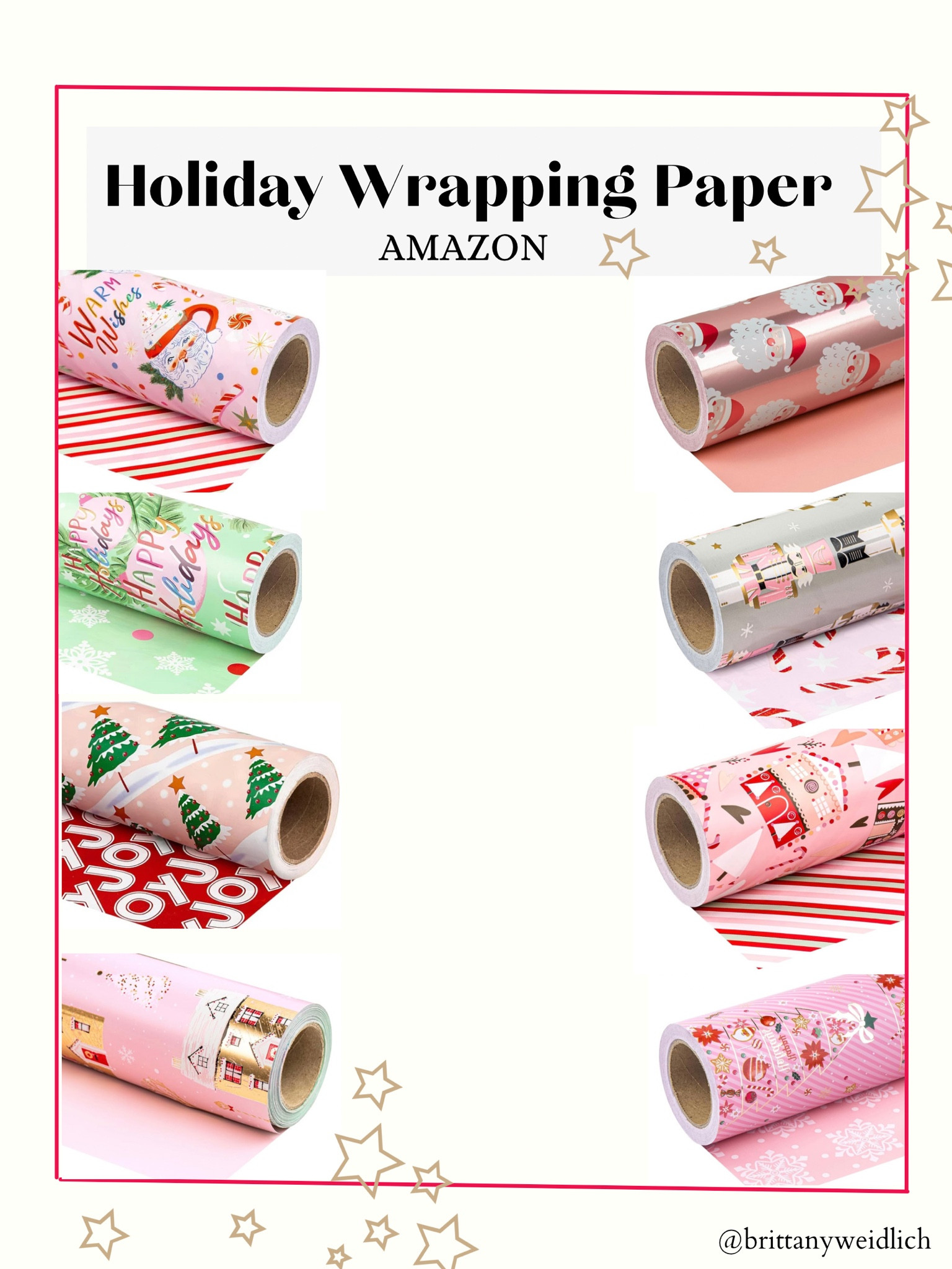 Double sided holiday wrapping paper under $15 for 17x33

#LTKSeasonal #LTKHoliday #LTKGiftGuide