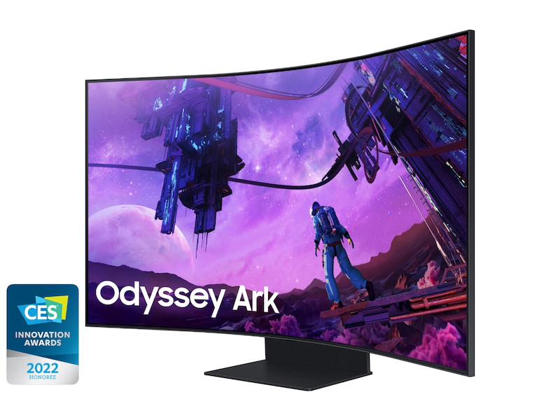 55” Odyssey Ark 4K UHD 165Hz 1ms Quantum Mini-LED Curved Gaming Screen | Samsung