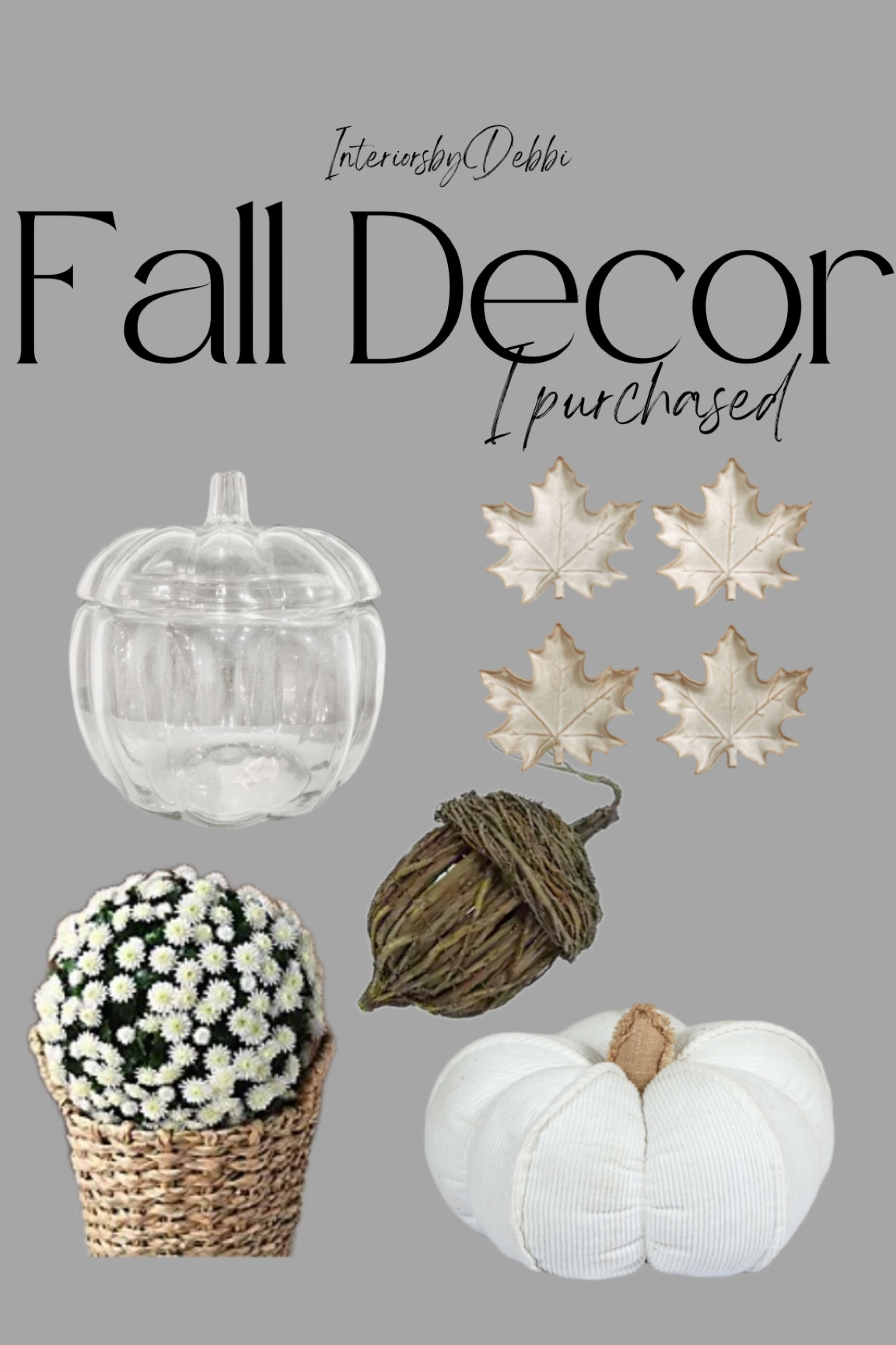 My Fall Decor
Glass pumpkin with lid, leaf plates, grapevine acorns, faux mum spheres, pumpkin pillow, accessories, budget friendly, neutral decor, transitional decor, home decor #potterybarn #athomestores

#LTKSeasonal #LTKFind #LTKunder50