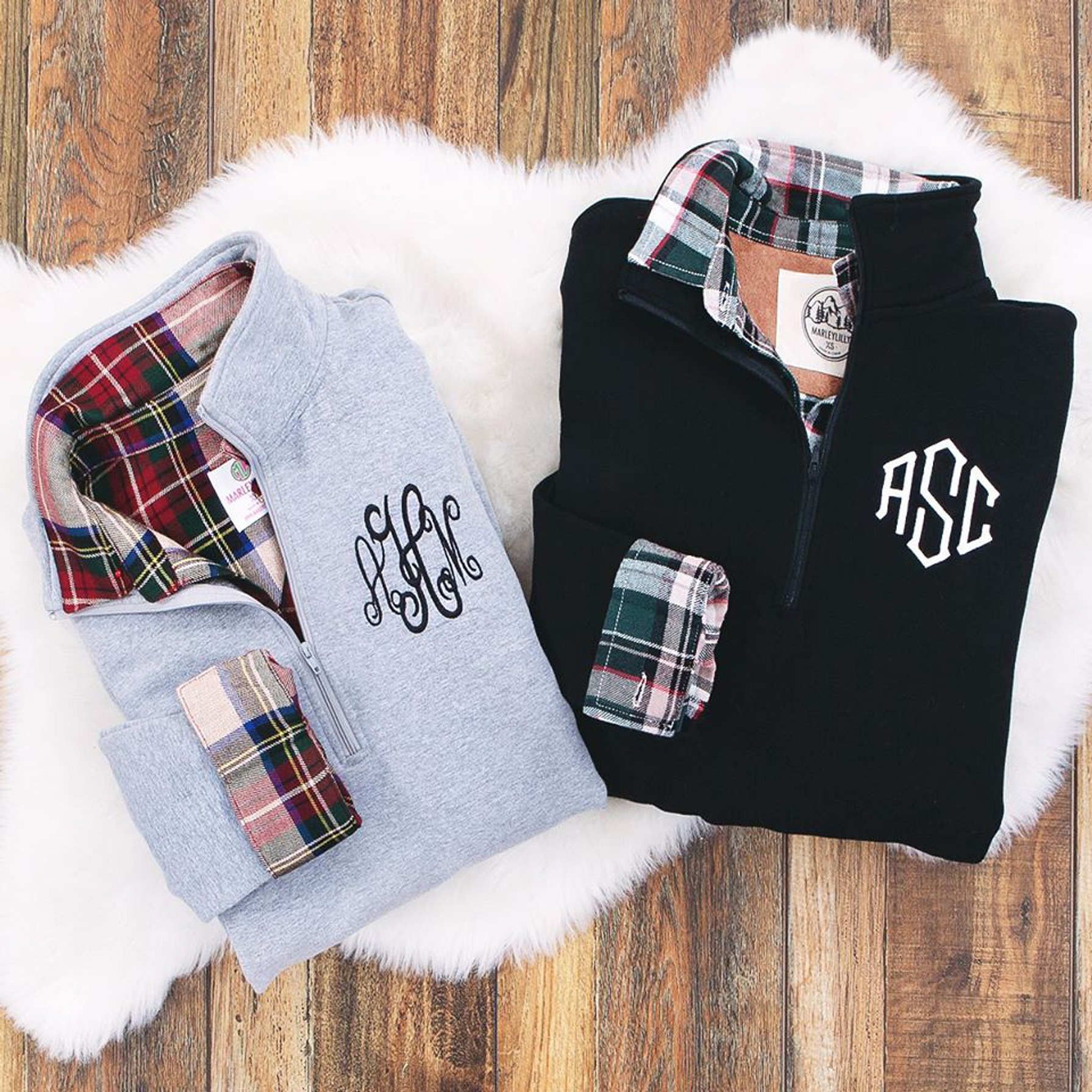 Monogrammed Pullover Sweatshirt | Marleylilly