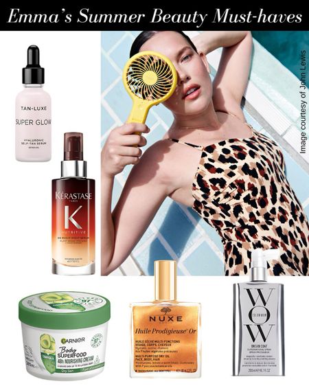 Having worked in beauty for over 25 years, Hood editor Emma is perfectly placed to know the beauty must-haves for summer. Here’s a peak into her summer stash - the five essentials that care for and shield hair and skin in sunny season.

#LTKbeauty #LTKeurope