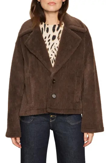 Sanctuary Colette Faux Fur Jacket in Choco Chip at Nordstrom Rack, Size Xx-Large P | Nordstrom Rack