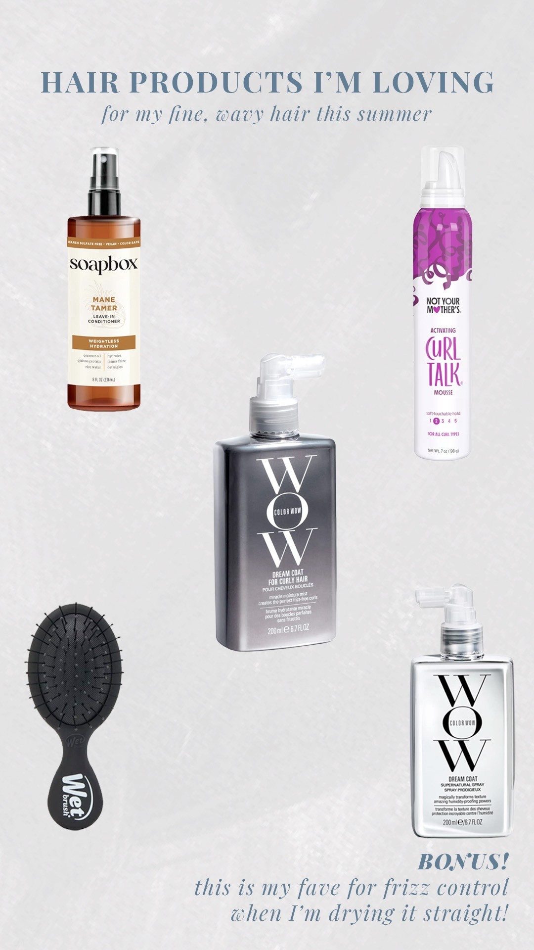 Now for the content no one asked for from an interior designer - products I’m enjoying to help tame my wavy hair this summer!

#LTKBeauty