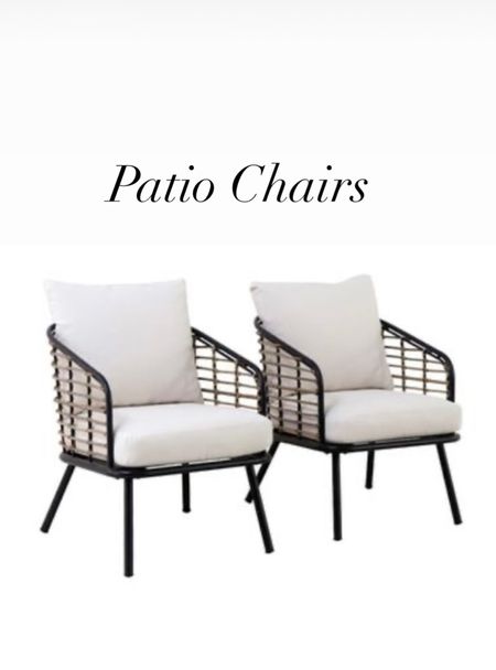 Patio chairs, outdoor furniture

#LTKFamily #LTKHome #LTKSeasonal