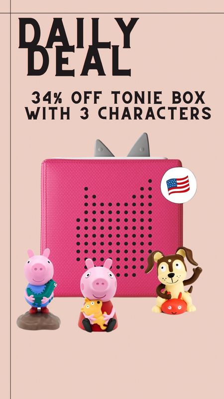 34% off this tonie box set with peppa pig character stories!! This is our most loved and most used toy! 

#LTKsalealert #LTKfindsunder100 #LTKkids