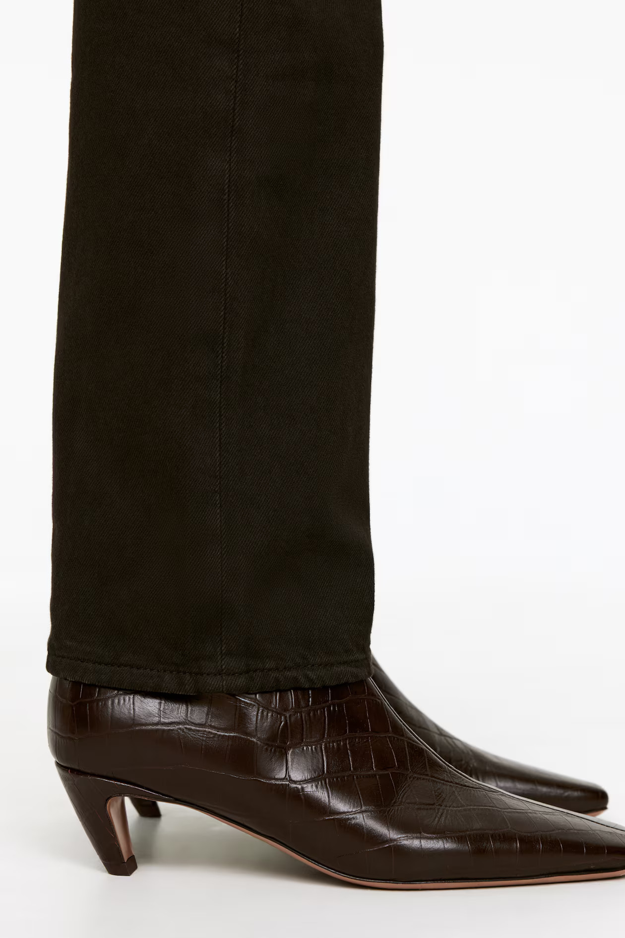 Square-Toe Ankle Boots | H&M (UK, MY, IN, SG, PH, TW, HK)