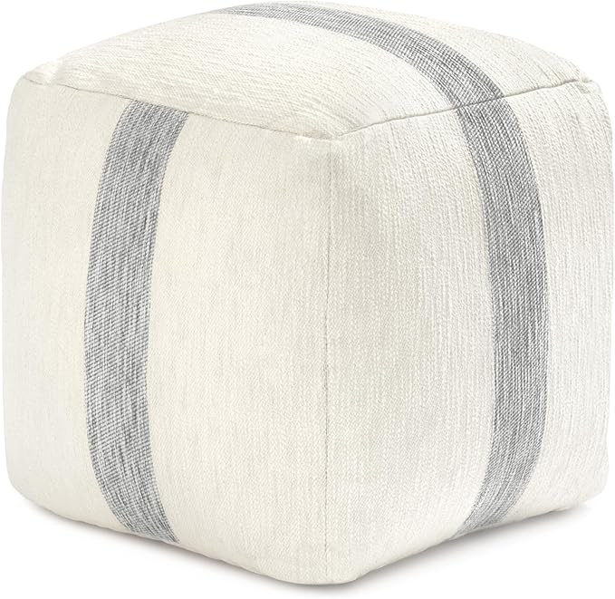 Anji Mountain Pouf Ottoman Foot Rest, Handmade Ottoman Pouf, Comfortable Foot Stool, Decorative F... | Amazon (US)