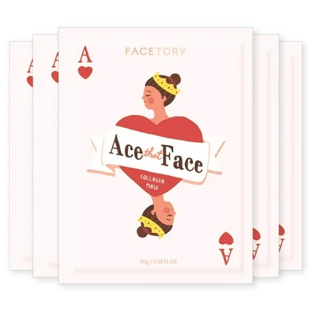FaceTory Ace that Face Firming Sheet Mask with Collagen - Pack of 5 | Walmart (US)