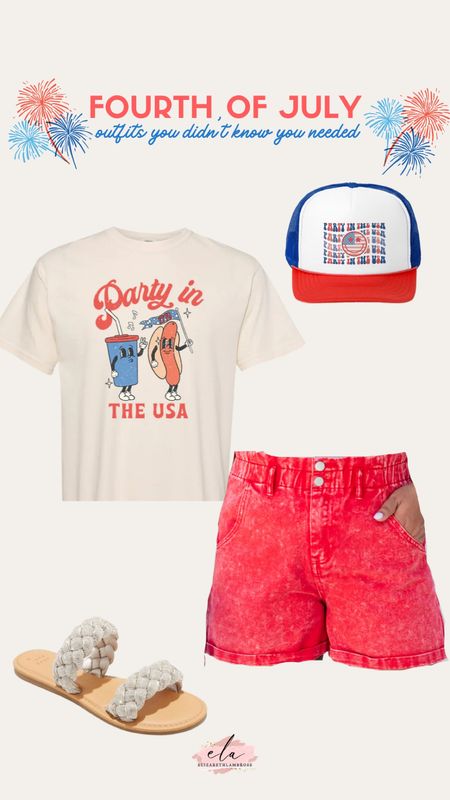 Fourth of July outfit inspo!
Love this graphic tee! So so cute! And that trucker hat is so adorable! I just love the vibes of this whole outfit!

#graphic #tee #shirt #shorts #pinklily #boots #blue #cowgirl #truckerhat #hat #baseballcap #patriotic #usa 

#LTKU #LTKstyletip #LTKSeasonal