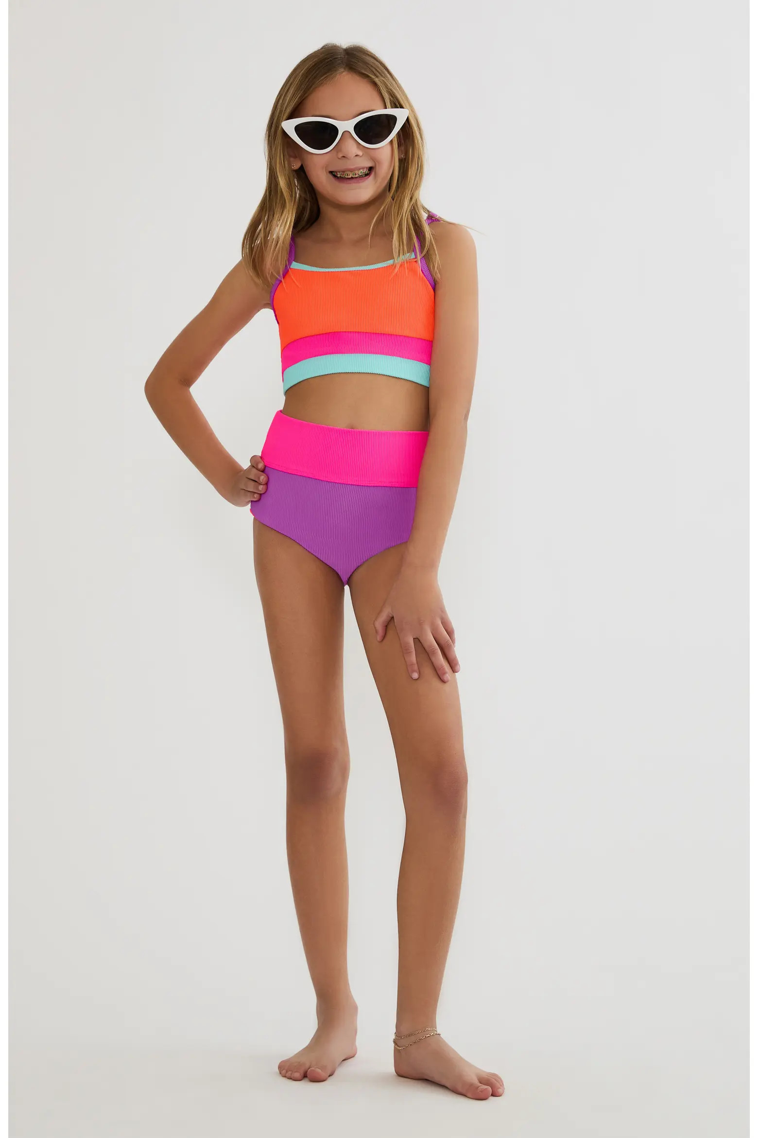 Kids' Little Eva Emmy Two-Piece Swimsuit (Women) | Nordstrom | Nordstrom