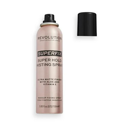 Revolution Superfix Misting Makeup Setting Spray Ultra-Matte Finish Long-Lasting 5 fl oz | Walmart (US)