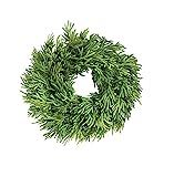 Creative Co-Op Artificial Cedar Wreath, 8", Green | Amazon (US)