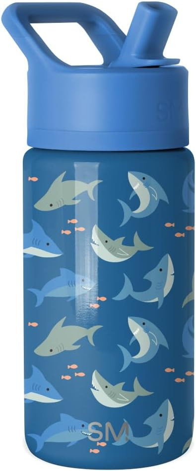 Simple Modern Kids Summit Water Bottle with Straw Lid | 14oz Stainless Steel Cup Insulated Tumble... | Amazon (US)