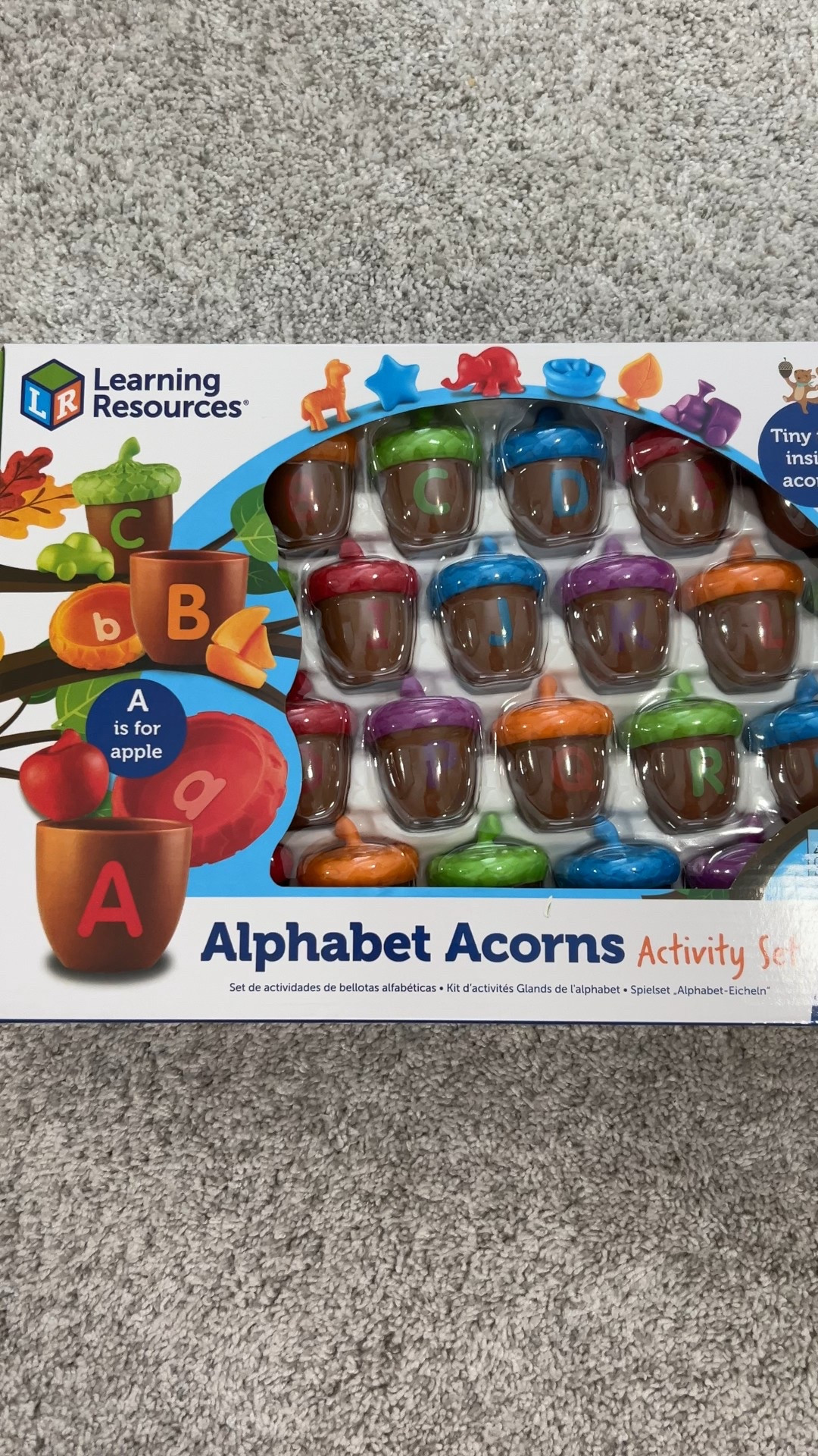 We love this for learning letters! I got it when McKenna was 2 and we used it to reinforce colors/name all the objects inside. Then, we worked on upper case letters/letter sounds. Now, at almost 4, we are using them to reinforce letter sounds and match upper/lower case letters. 

#LTKKids