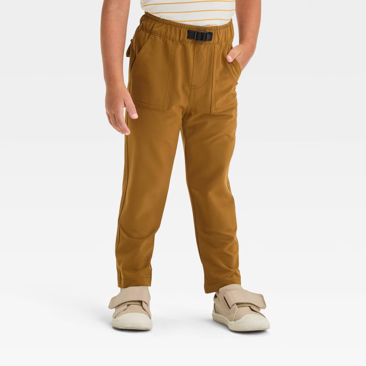 Toddler Boys' Pull-On Quick Dry Straight Leg Pants - Cat & Jack™ Brown | Target
