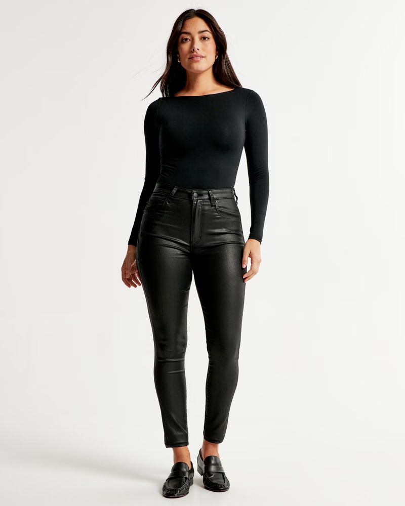 Women's Curve Love High Rise Super Skinny Jean | Women's Bottoms | Abercrombie.com | Abercrombie & Fitch (US)
