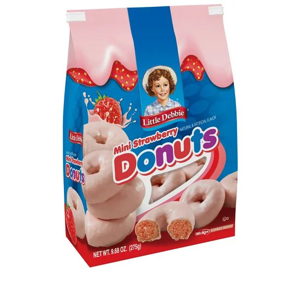 Little Debbie Strawberry Mini Donuts (bagged), 9.68 oz - Walmart.com | Walmart (US)