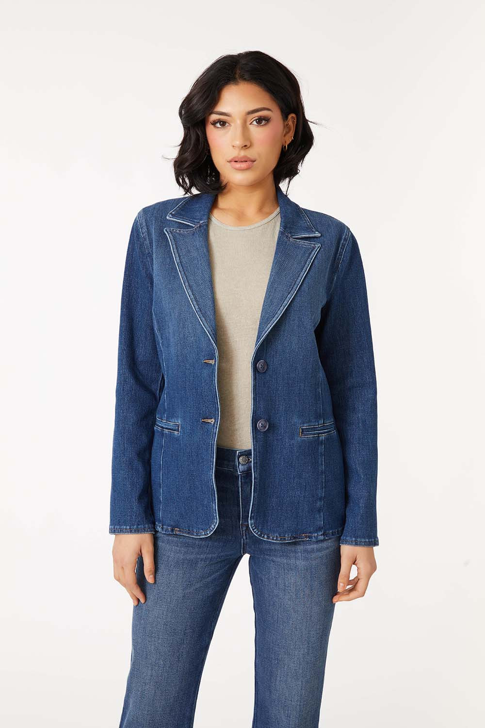 Level99 | Coco Denim Blazer | Level 99 Jeans
