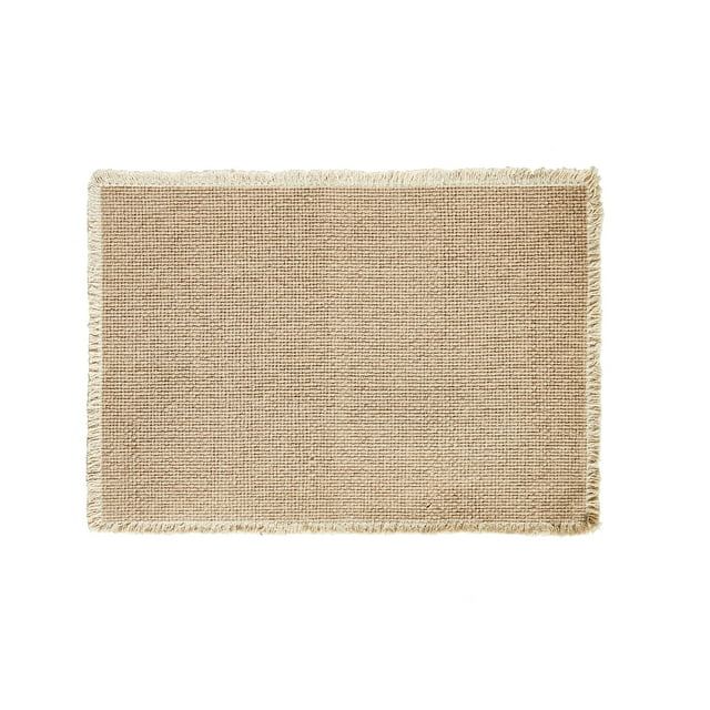 Better Homes & Gardens Fringe Cotton Rich 14" x 20" Table Placemat, Camel, 1 Piece | Walmart (US)