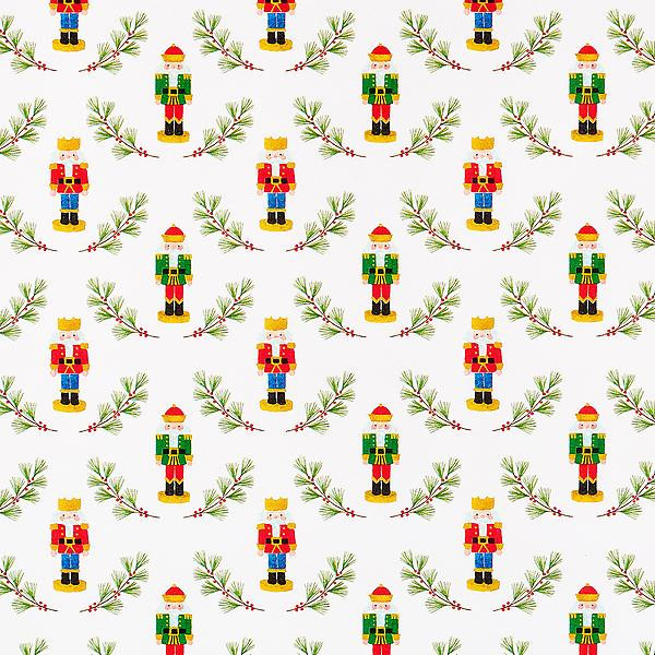 Caspari Little Nutcracker Wrapping Paper | The Container Store