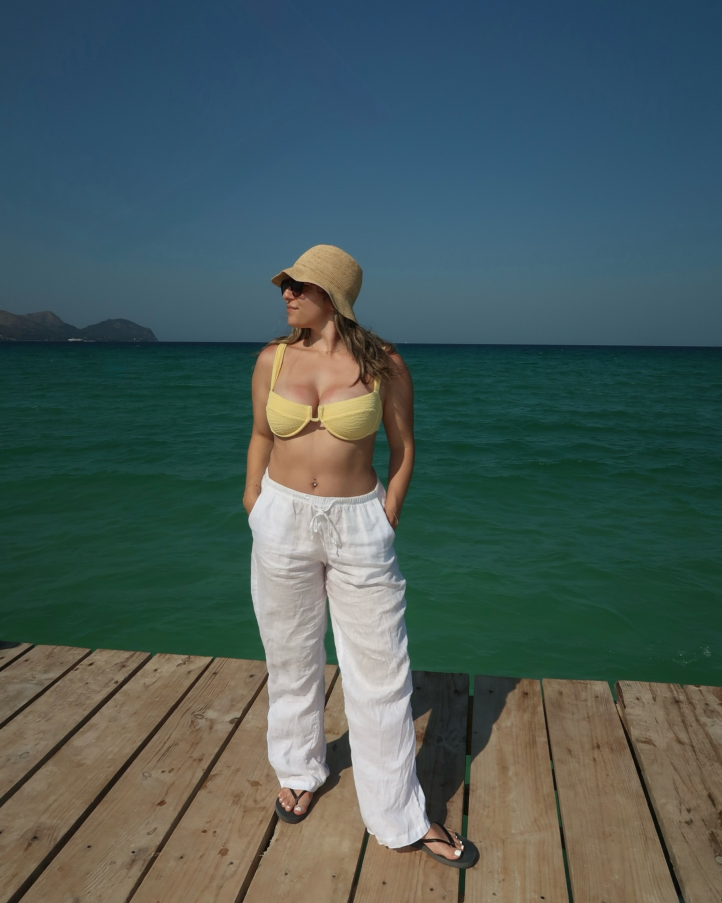 Vamos a la playaaa 🩵🐬🌊👙🏖️

If your looking for big boob approved swimwear, this is it! As a size 32DD, Monday Swimwear is the only brand I trust 🫶🏼 Also linking this straw bucket hat! 

#LTKtravel #LTKsummer #LTKswimwear