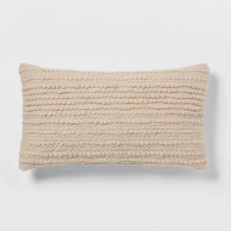 Oversized Textured Solid Throw Pillow - Threshold™ | Target