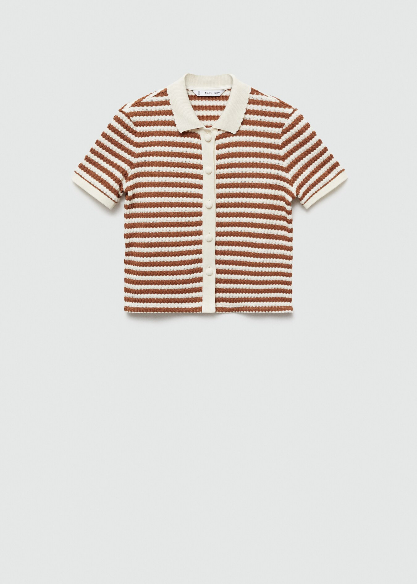 Combined knitted t-shirt - Women | MANGO United Kingdom | MANGO (UK)
