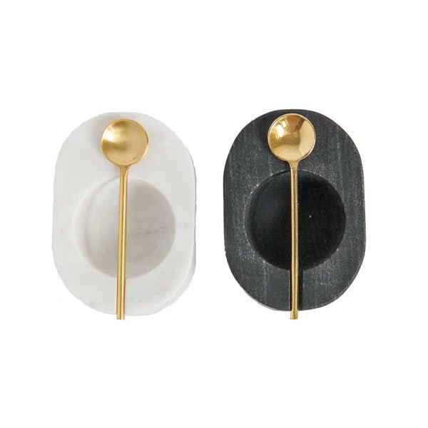 Nera Marble Salt & Pepper Bowl | Meridian