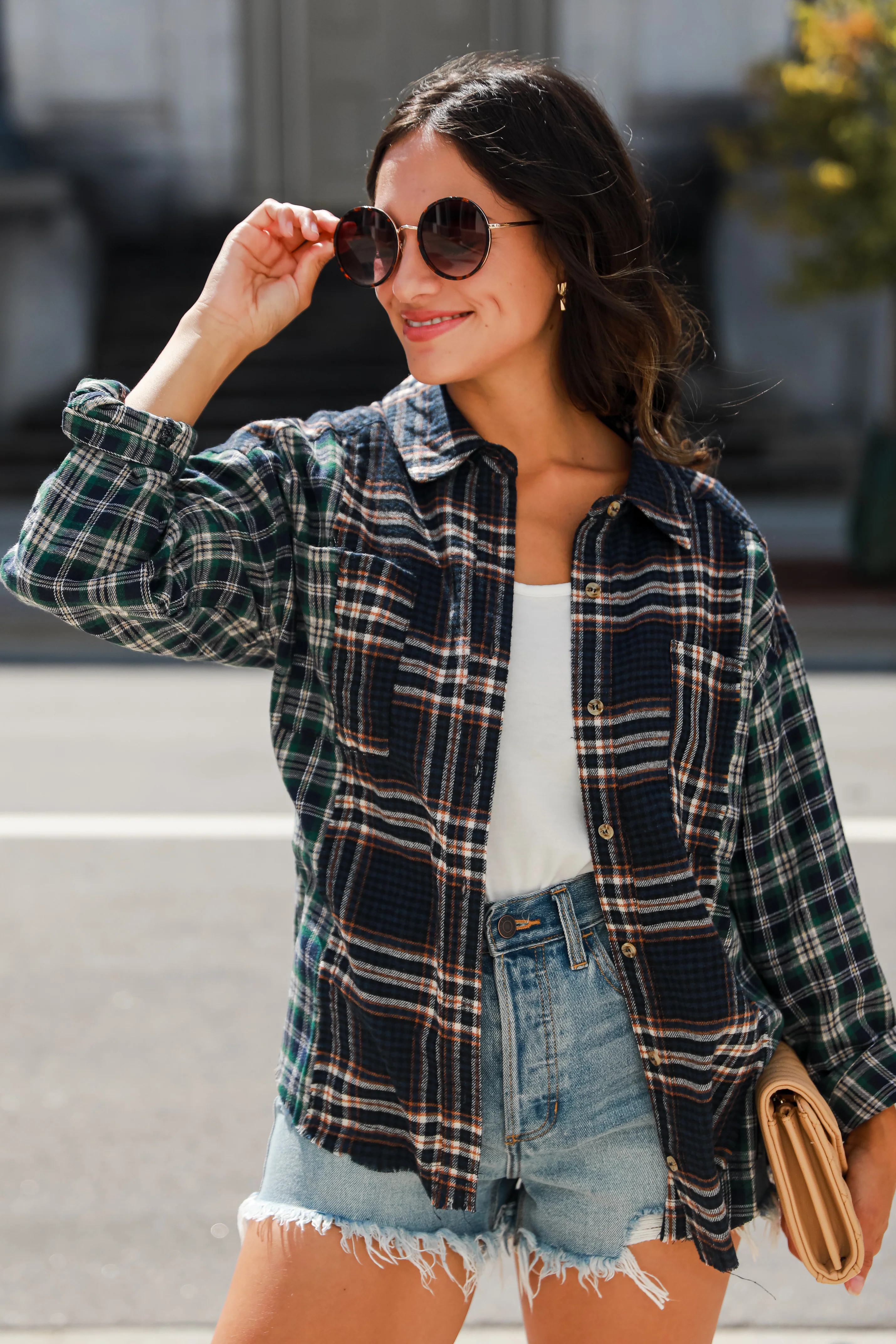 Plaid Times Color Block Flannel | Dress Up
