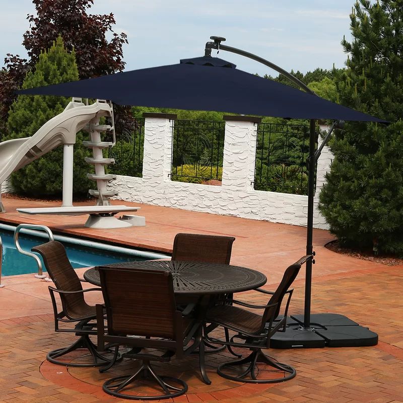 Daphne 115.2'' Lighted Cantilever Umbrella | Wayfair North America