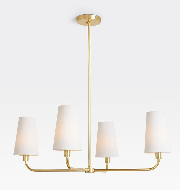 Ansel 34" 4-Light Chandelier | Rejuvenation