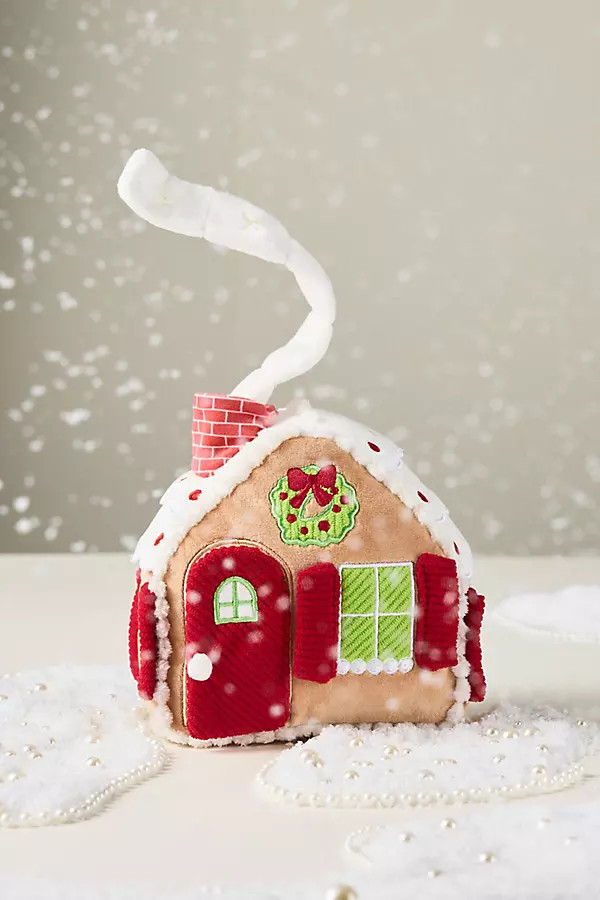 Gingerbread House Interactive Snuffle Dog Toy | Anthropologie (US)