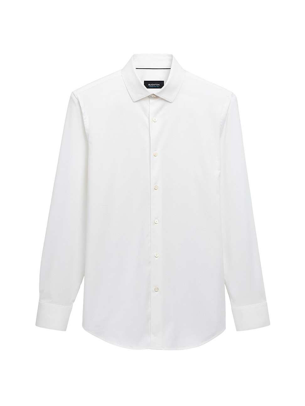 Men's OoohCotton Marbled Long-Sleeve Comfort Stretch Shirt - White - Size XXL | Saks Fifth Avenue