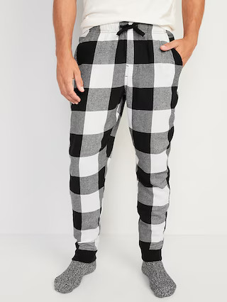 Matching Plaid Flannel Jogger Pajama Pants for Men | Old Navy (US)