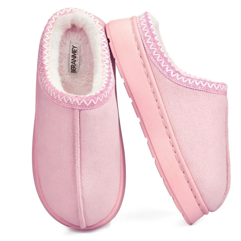 BERANMEY Cozy Platform Fuzzy Slippers for Women and Men Short Ankle Slippers with Anti-Slip Sole ... | Walmart (US)
