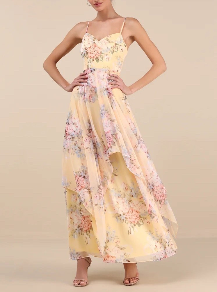 Planning a trip to Europe? This dress is made for garden parties and golden hour moments — feminine, flowing, and beautifully timeless from the lavender fields in Aix-en-Provence to the wine tasting country of Tuscany. Under $100.

Keywords:

* yellow floral maxi dress
* summer maxi dress
* floral sleeveless dress
* flowy maxi dress
* yellow summer dress
* feminine maxi dress
* casual elegant dress
* vacation maxi dress
* brunch outfit
* summer outfit ideas
* vacation outfit
* european summer style
* garden party dress
* daytime event outfit
* resort wear
* warm weather outfit
* european countryside aesthetic
* romantic style
* soft feminine look
* effortless chic
* sunny aesthetic
* light luxury fashion
* dreamy outfit
* summer elegance

#LTKTravel #LTKMothersDay #LTKWedding