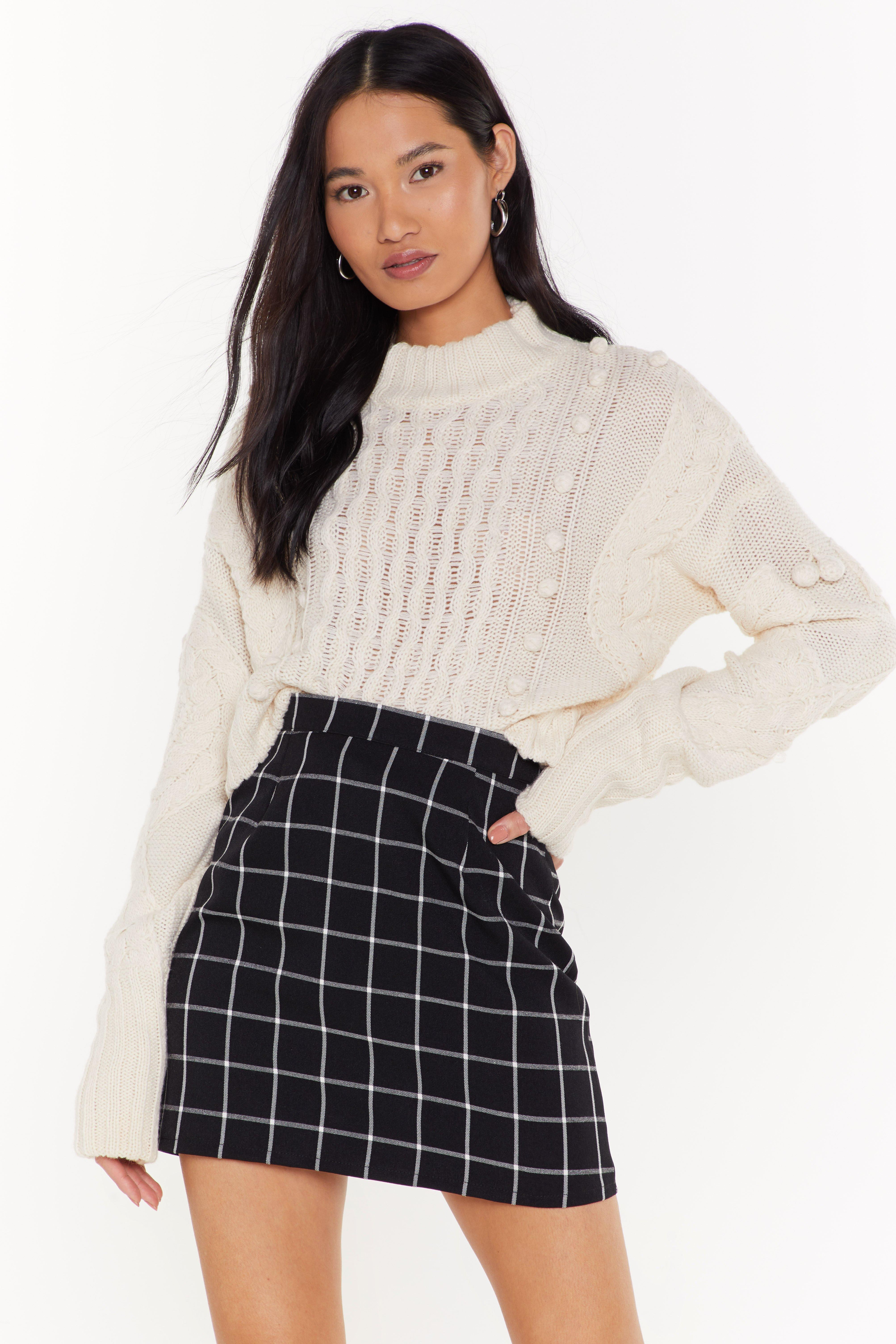 Line By Me Check Mini Skirt | NastyGal (US & CA)