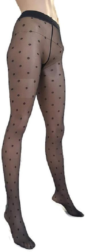 Marilyn Big Polka Dot Pattern - all the way up - European Designer Tights | Amazon (US)