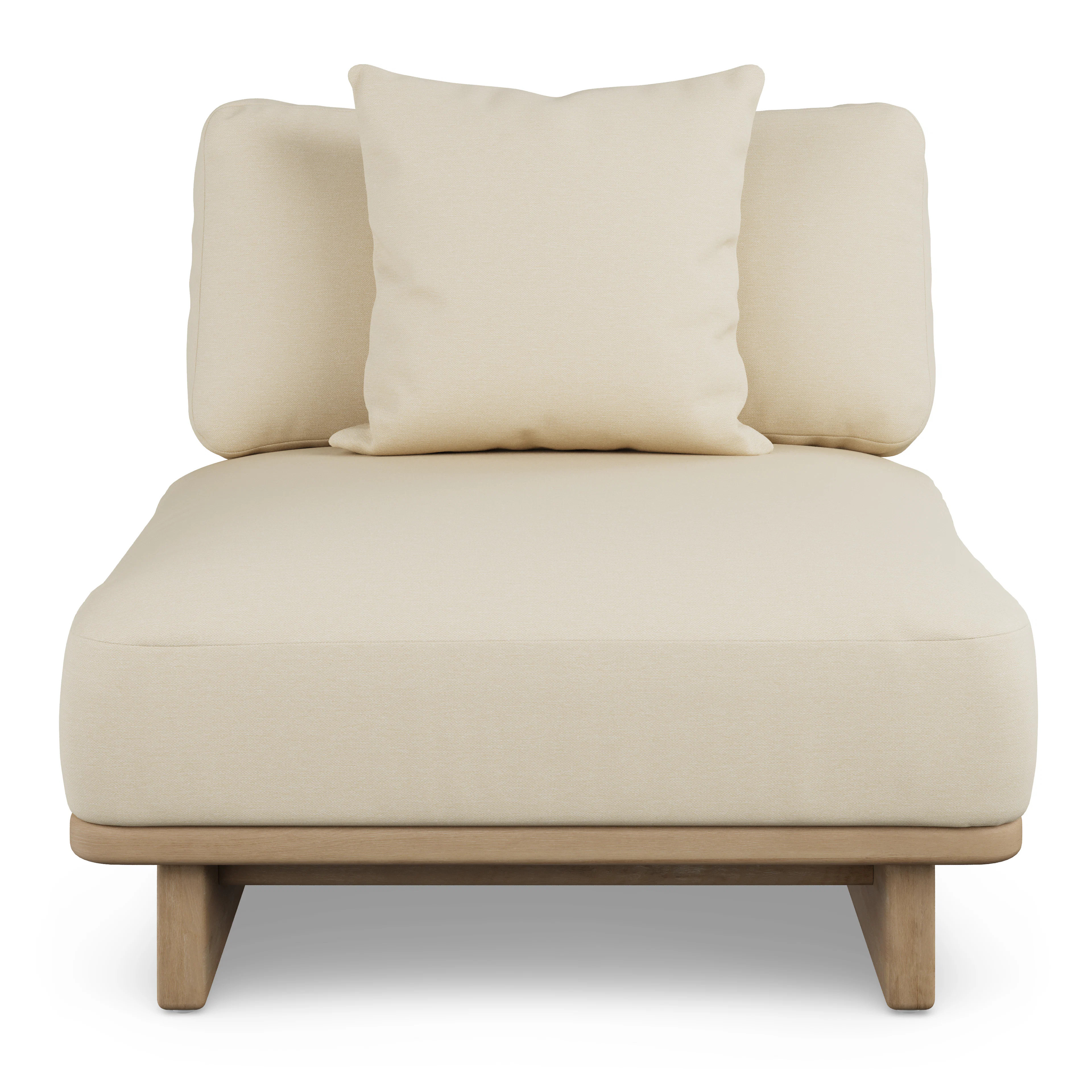 Daphne 34" Outdoor Lounge Chair - Dravite Ivory | Article