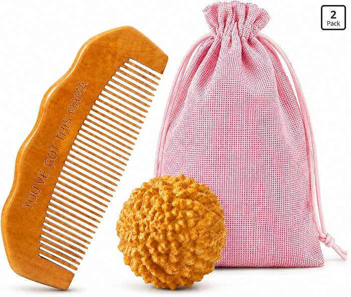 Birth Comb & Acupressure Massage Ball Set, Labor and Delivery Essentials | Amazon (US)