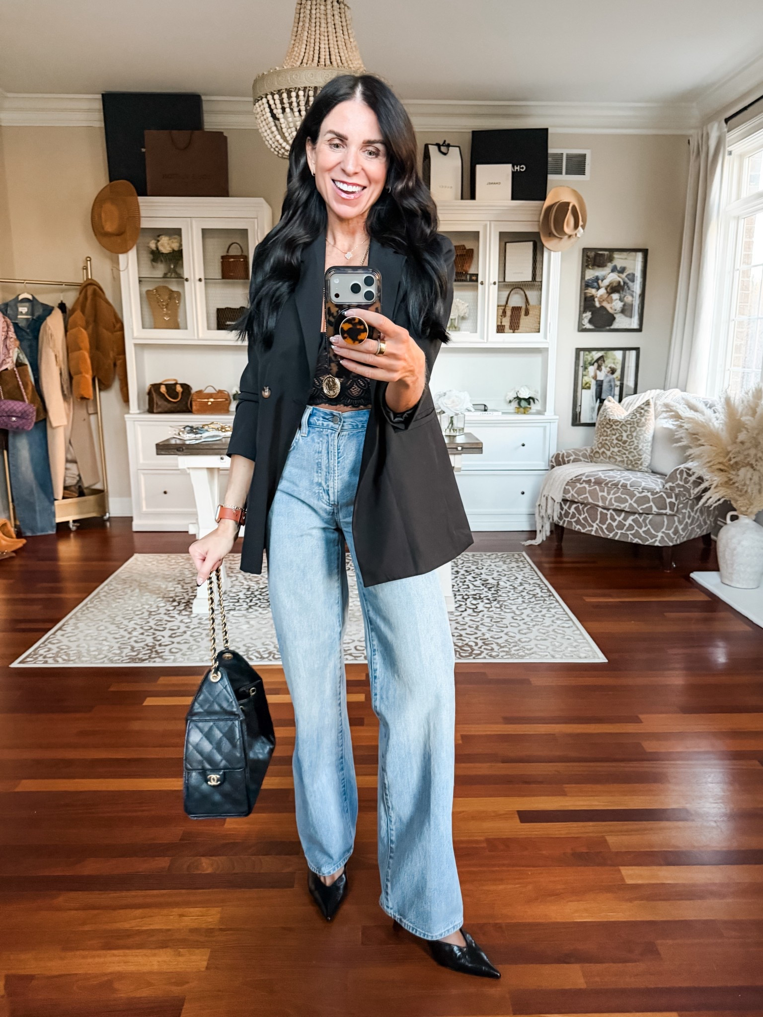 Medium corset top
Small blazer 
24 denim
Date night outfit 

#LTKootd #LTKdayinmylife