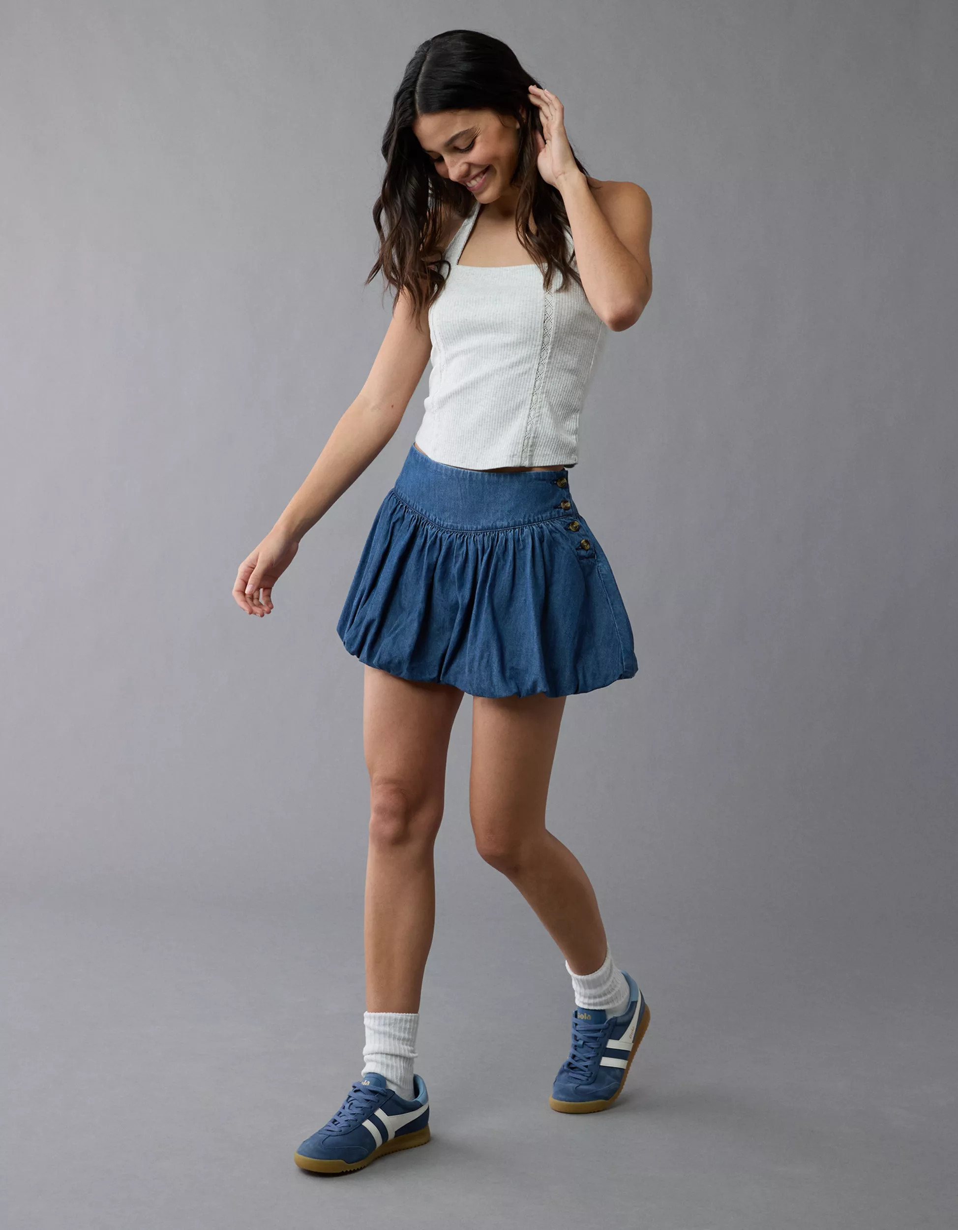 AE Stretch Bubble Skort | American Eagle Outfitters (US & CA)