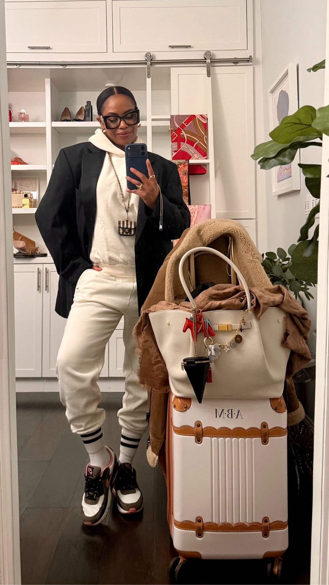 Alright, confess—who else shopped Black Friday after promising they wouldn’t? Judgment-free zone. 

Even the most casual looks deserve to feel elevated. I hope you all had a great Thanksgiving! 

Today is the last day to get 20% off the Ajo Wallet with code THANKFUL20 at @awelewabymonica, so grab yours before the sale ends.

#LTKCyberWeek #LTKOver40 #LTKHoliday