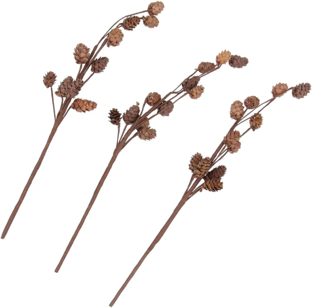 Yardenfun 3 Pcs Artificial Pine Picks Dumpling Plate Bicycle Rear Rack Christmas Table Centerpiec... | Amazon (US)